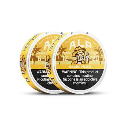 ALP Drifters Island Peach Nicotine Pouches