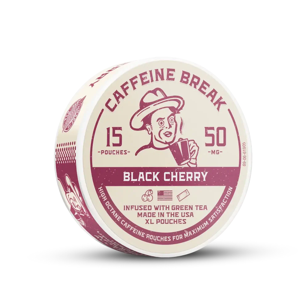 CAFFEINE BREAK Black Cherry Caffeine Pouches
