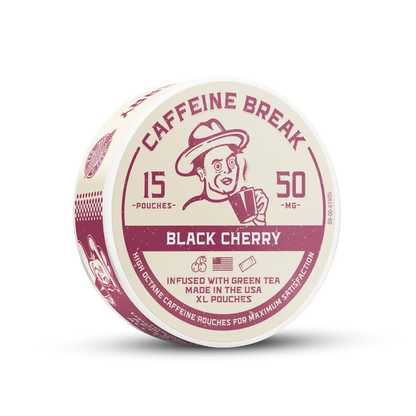 CAFFEINE BREAK Black Cherry Caffeine Pouches