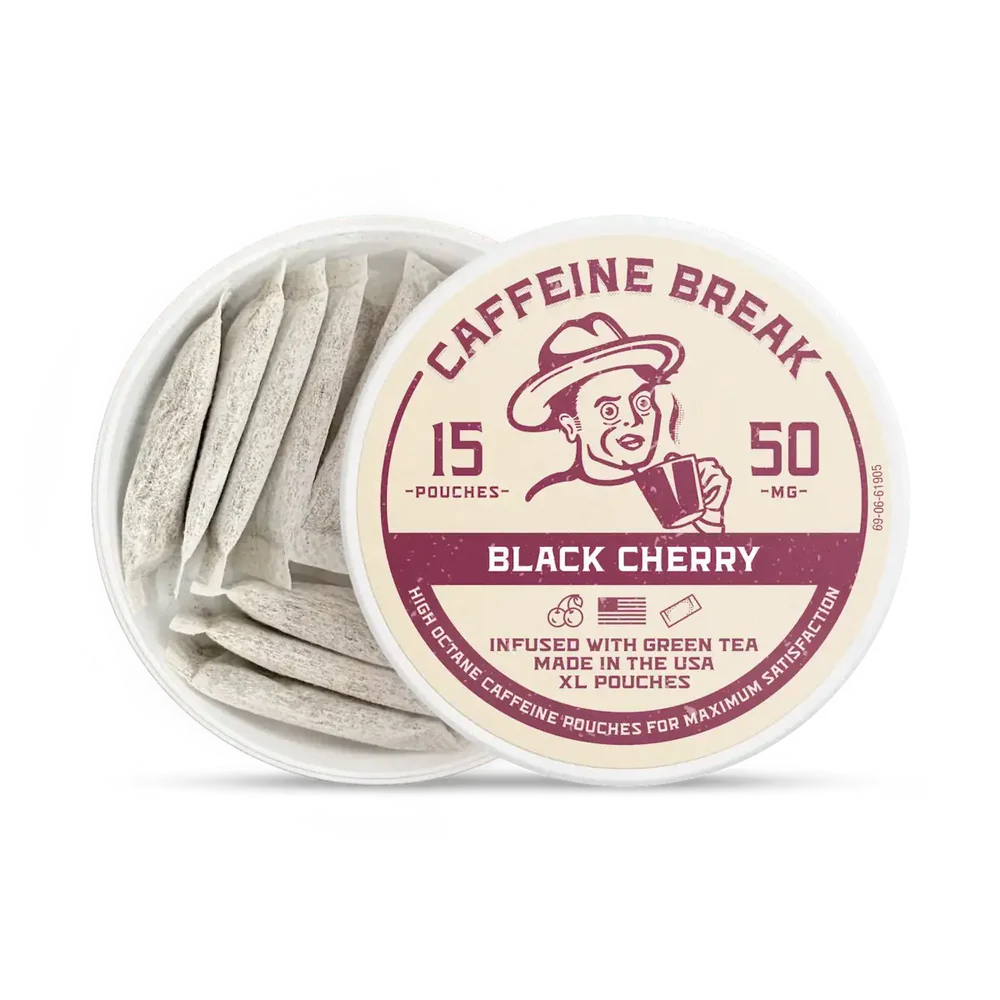 CAFFEINE BREAK Black Cherry Caffeine Pouches