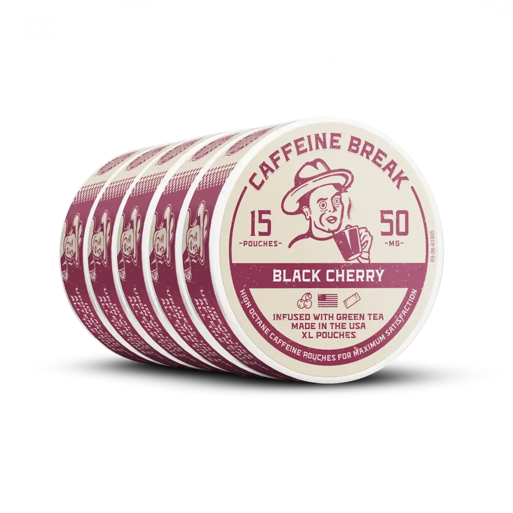 CAFFEINE BREAK Black Cherry Caffeine Pouches