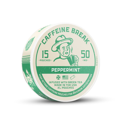 CAFFEINE BREAK Peppermint Caffeine Pouches