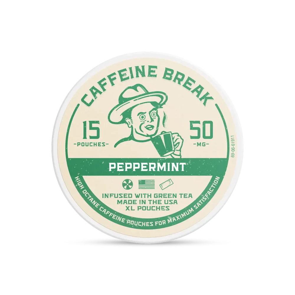 CAFFEINE BREAK Peppermint Caffeine Pouches