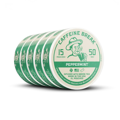 CAFFEINE BREAK Peppermint Caffeine Pouches