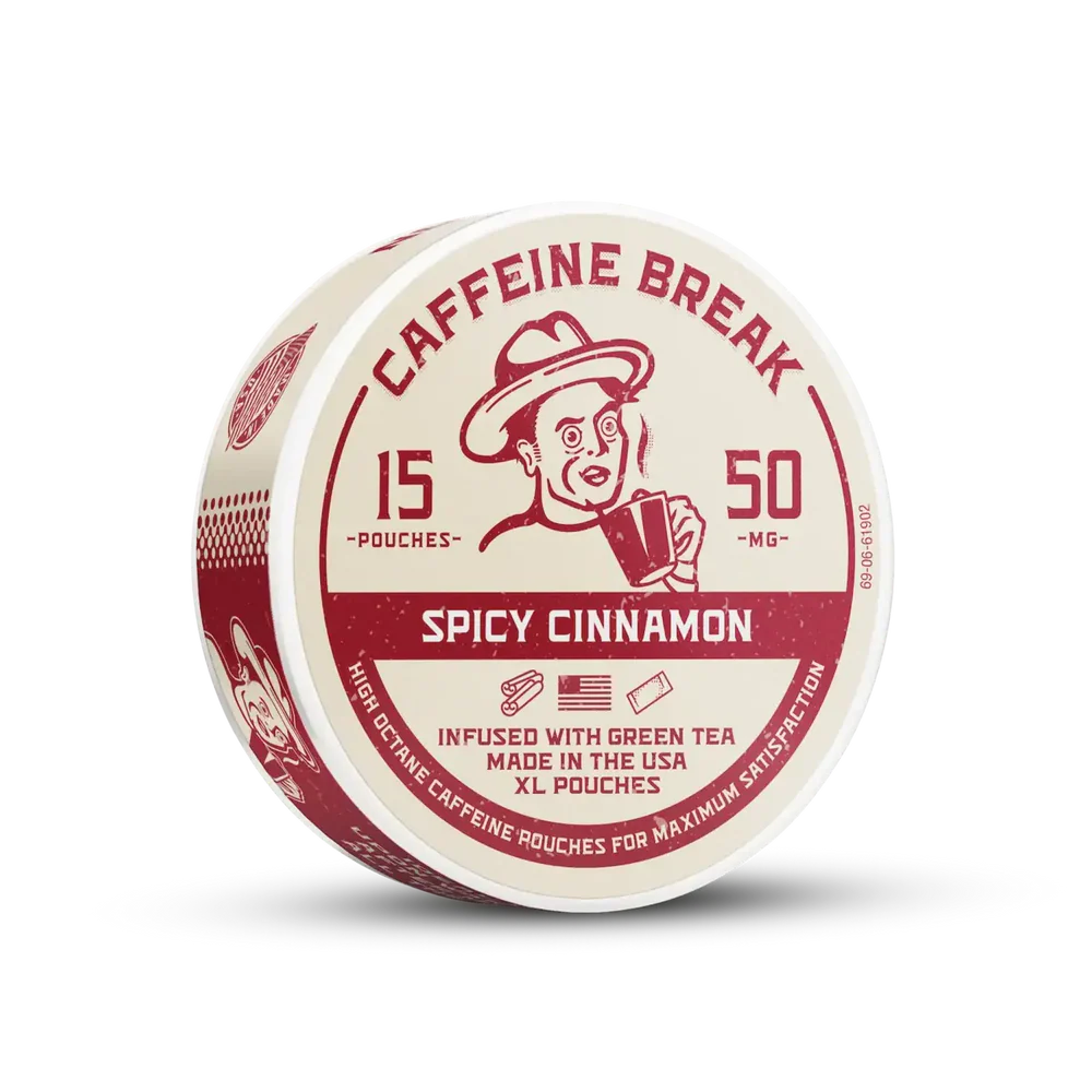 CAFFEINE BREAK Spicy Cinnamon Caffeine Pouches