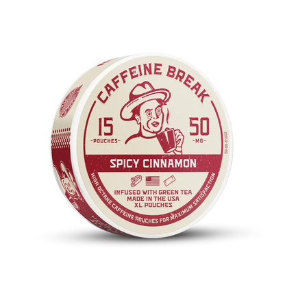 CAFFEINE BREAK Spicy Cinnamon Caffeine Pouches