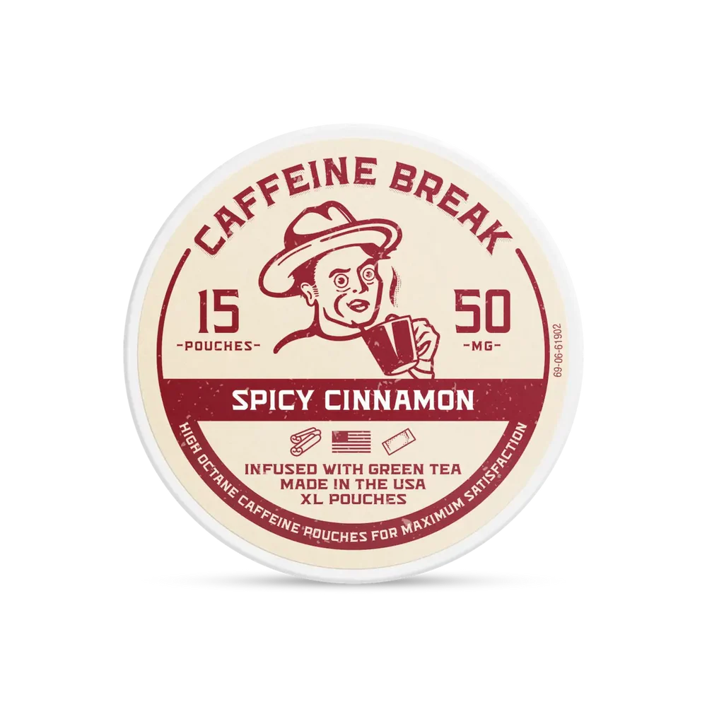 CAFFEINE BREAK Spicy Cinnamon Caffeine Pouches