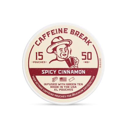CAFFEINE BREAK Spicy Cinnamon Caffeine Pouches