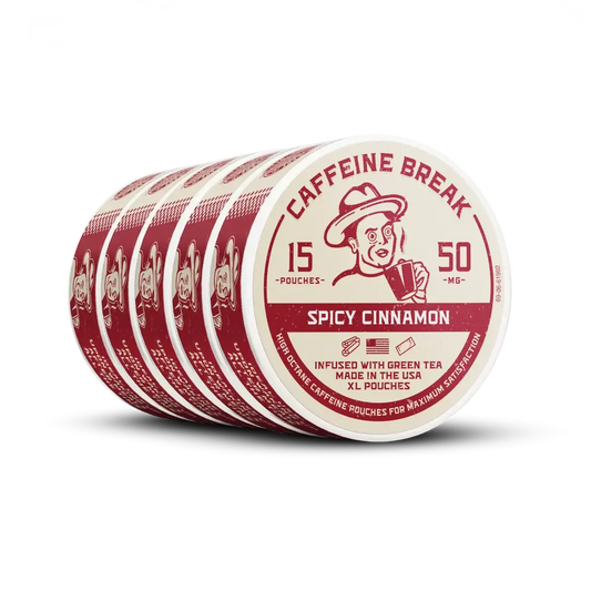 CAFFEINE BREAK Spicy Cinnamon Caffeine Pouches